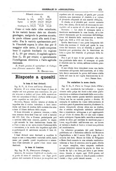 L' Italia agricola giornale di agricoltura