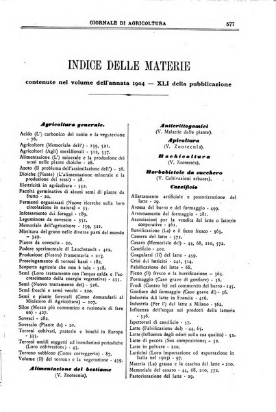 L' Italia agricola giornale di agricoltura