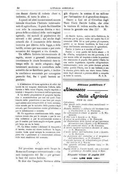 L' Italia agricola giornale di agricoltura