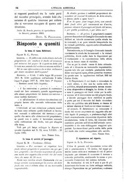 L' Italia agricola giornale di agricoltura