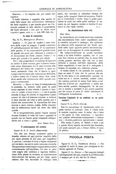 L' Italia agricola giornale di agricoltura