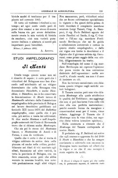 L' Italia agricola giornale di agricoltura