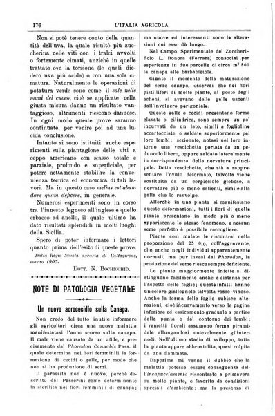 L' Italia agricola giornale di agricoltura