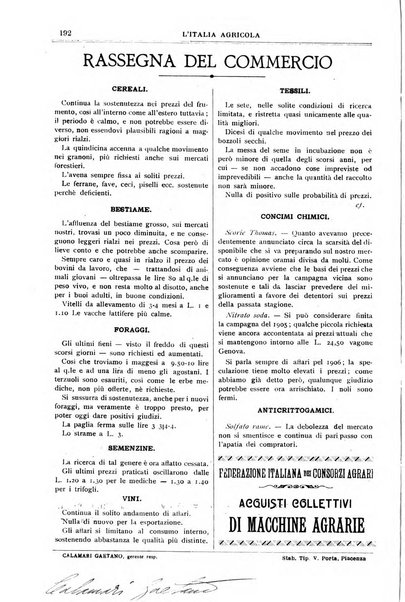 L' Italia agricola giornale di agricoltura