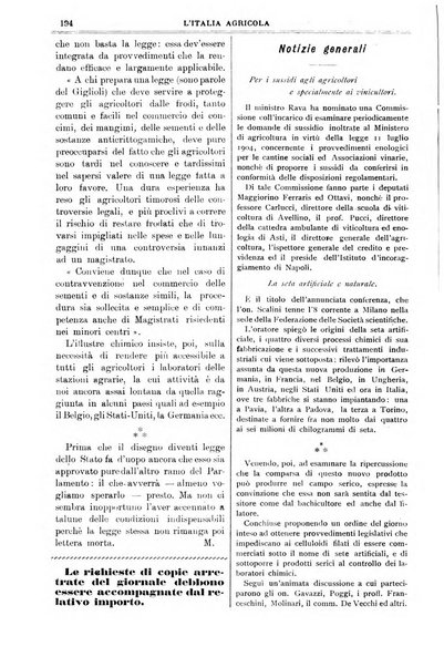 L' Italia agricola giornale di agricoltura