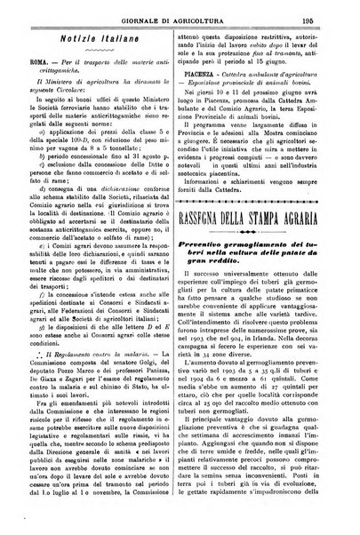 L' Italia agricola giornale di agricoltura