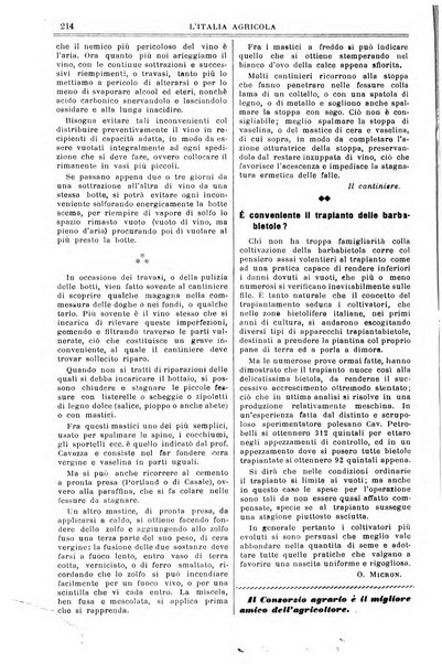 L' Italia agricola giornale di agricoltura