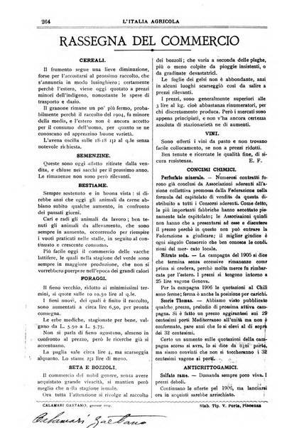 L' Italia agricola giornale di agricoltura