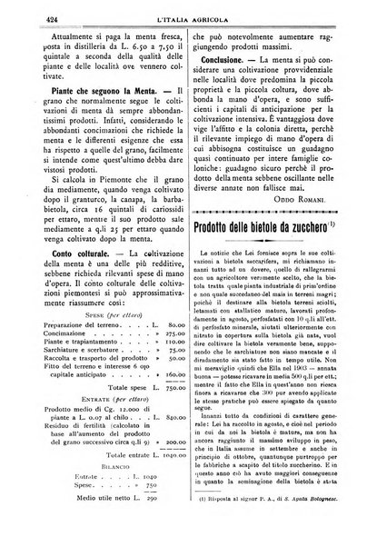 L' Italia agricola giornale di agricoltura