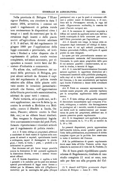 L' Italia agricola giornale di agricoltura