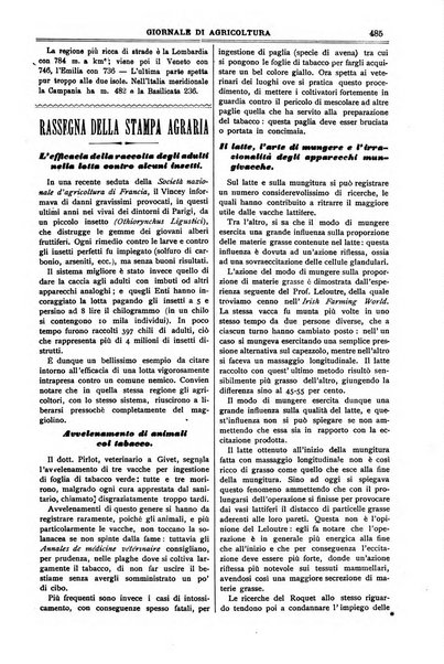 L' Italia agricola giornale di agricoltura