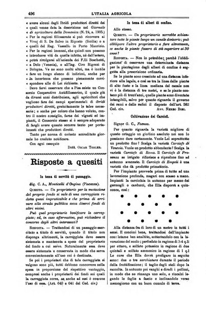 L' Italia agricola giornale di agricoltura