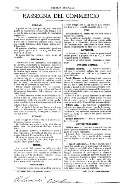 L' Italia agricola giornale di agricoltura