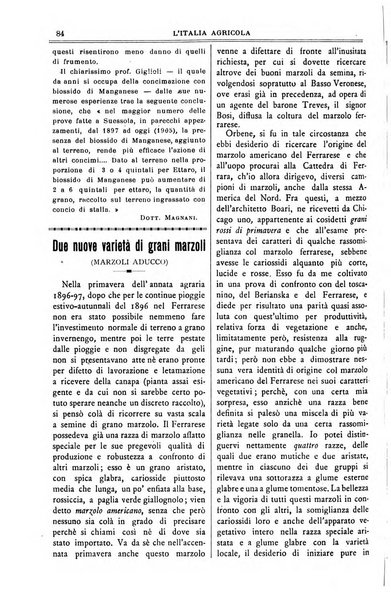 L' Italia agricola giornale di agricoltura