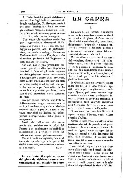 L' Italia agricola giornale di agricoltura