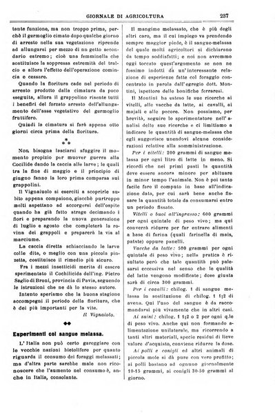 L' Italia agricola giornale di agricoltura