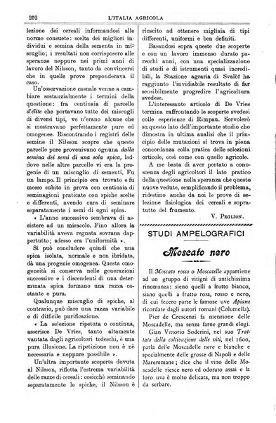 L' Italia agricola giornale di agricoltura