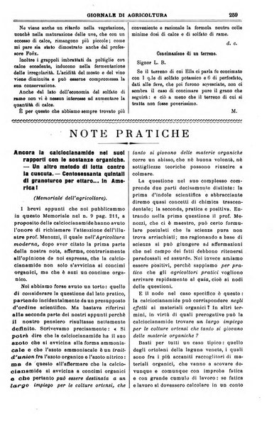 L' Italia agricola giornale di agricoltura