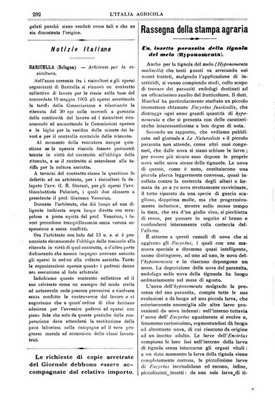 L' Italia agricola giornale di agricoltura