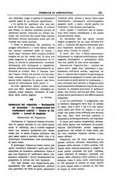 L' Italia agricola giornale di agricoltura