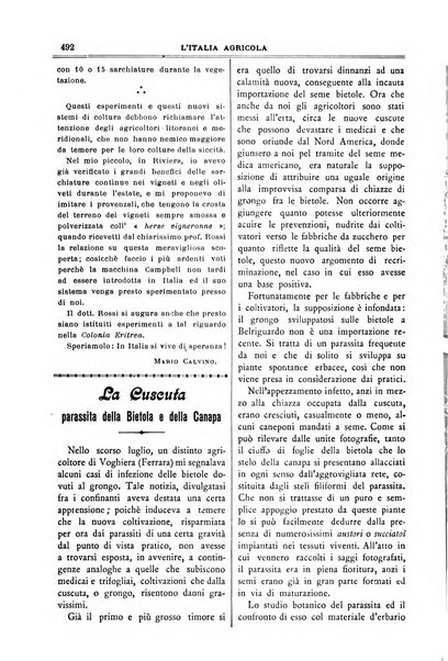 L' Italia agricola giornale di agricoltura