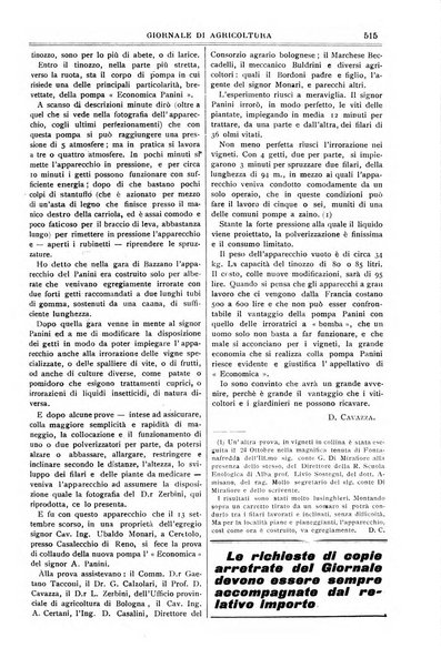 L' Italia agricola giornale di agricoltura