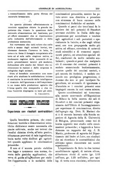 L' Italia agricola giornale di agricoltura