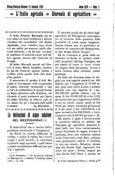 L' Italia agricola giornale di agricoltura