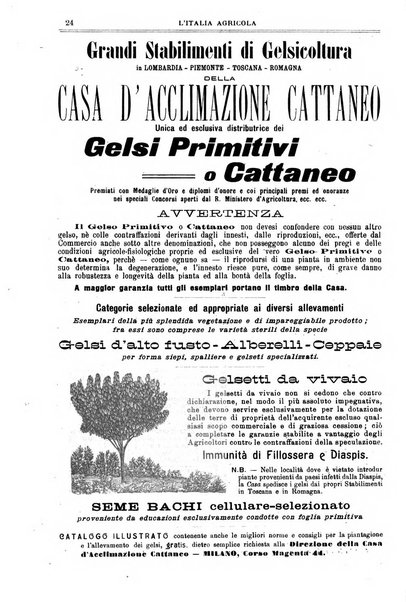 L' Italia agricola giornale di agricoltura