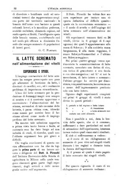 L' Italia agricola giornale di agricoltura