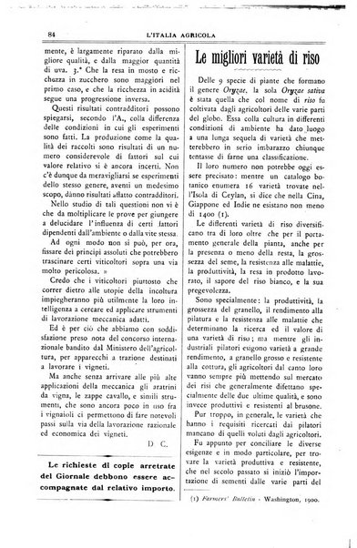 L' Italia agricola giornale di agricoltura