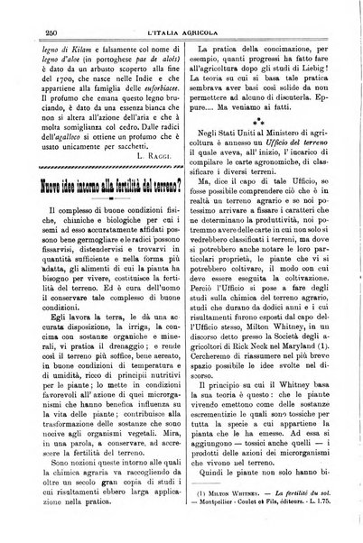 L' Italia agricola giornale di agricoltura