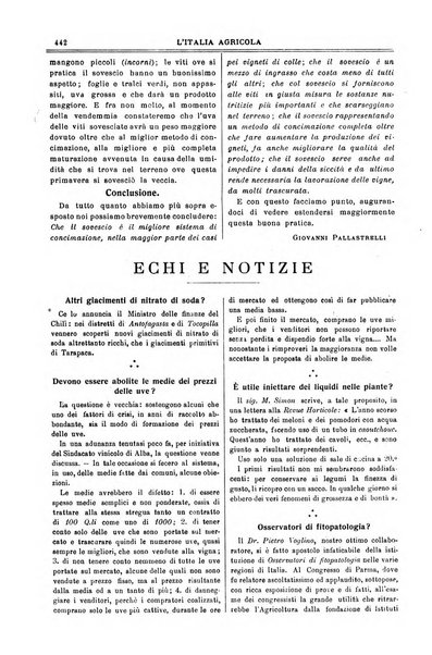 L' Italia agricola giornale di agricoltura