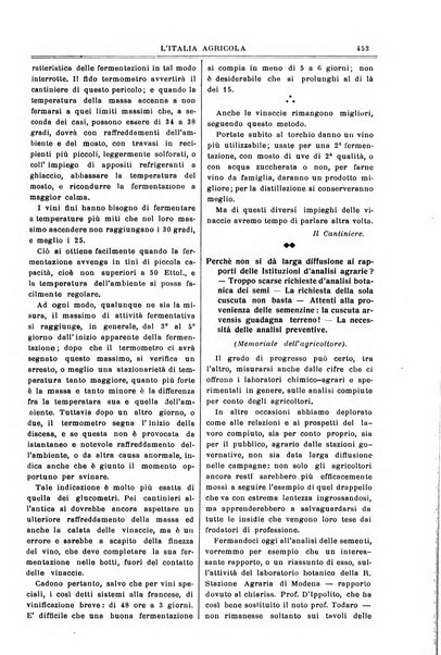 L' Italia agricola giornale di agricoltura