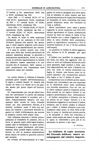 L' Italia agricola giornale di agricoltura