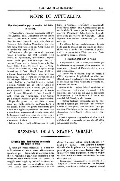 L' Italia agricola giornale di agricoltura