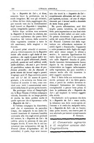 L' Italia agricola giornale di agricoltura