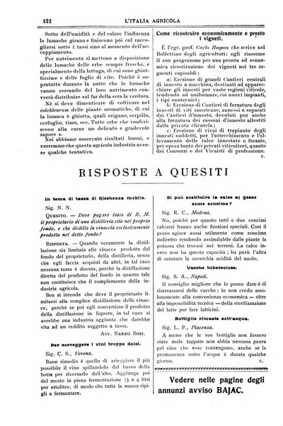 L' Italia agricola giornale di agricoltura