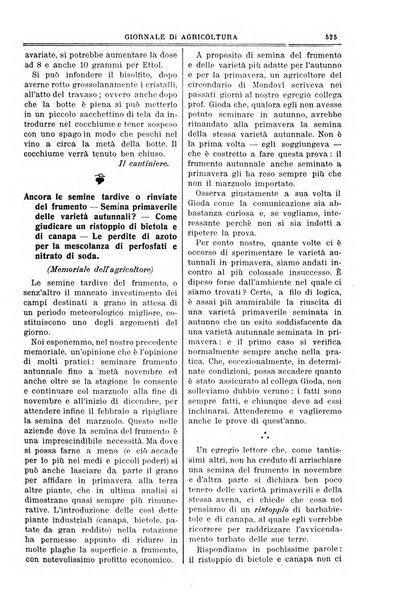 L' Italia agricola giornale di agricoltura