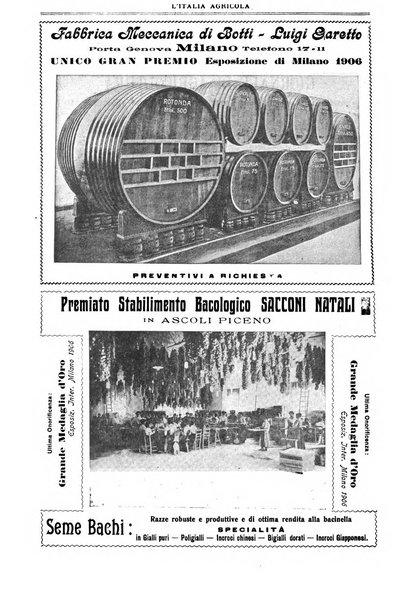 L' Italia agricola giornale di agricoltura