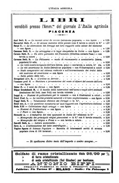 L' Italia agricola giornale di agricoltura