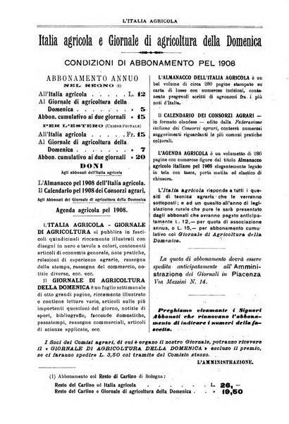 L' Italia agricola giornale di agricoltura