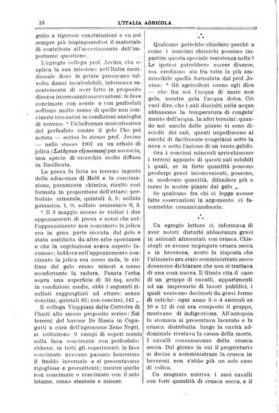 L' Italia agricola giornale di agricoltura