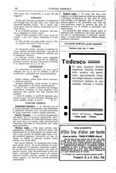 L' Italia agricola giornale di agricoltura