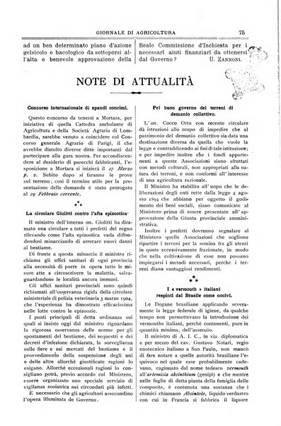 L' Italia agricola giornale di agricoltura