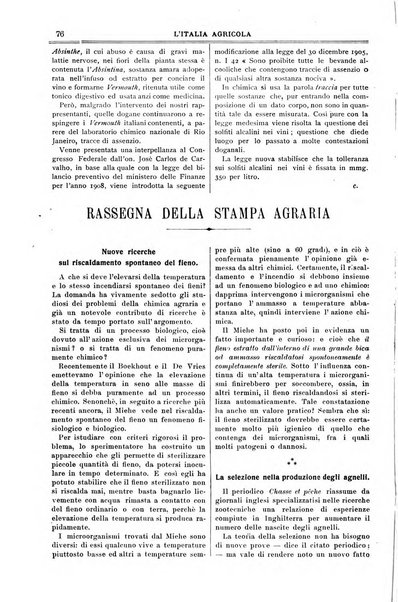 L' Italia agricola giornale di agricoltura