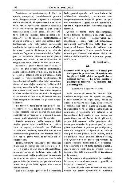 L' Italia agricola giornale di agricoltura