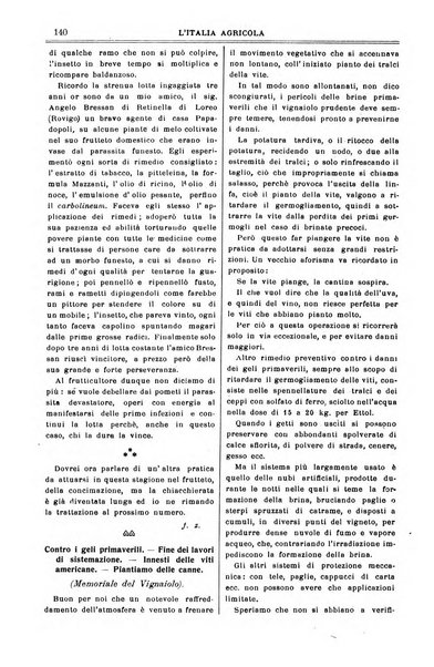 L' Italia agricola giornale di agricoltura