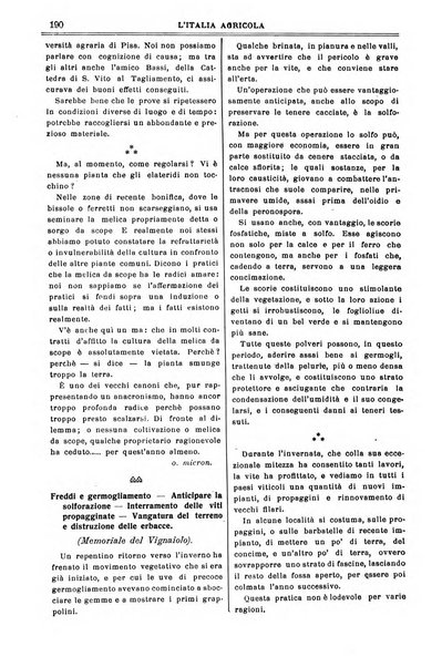 L' Italia agricola giornale di agricoltura