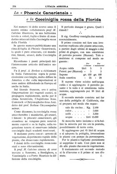 L' Italia agricola giornale di agricoltura